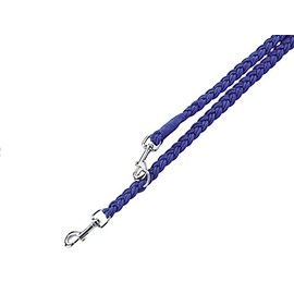 Nobby Training Leash Plaited, 200 cm/ 16 mm, Blue