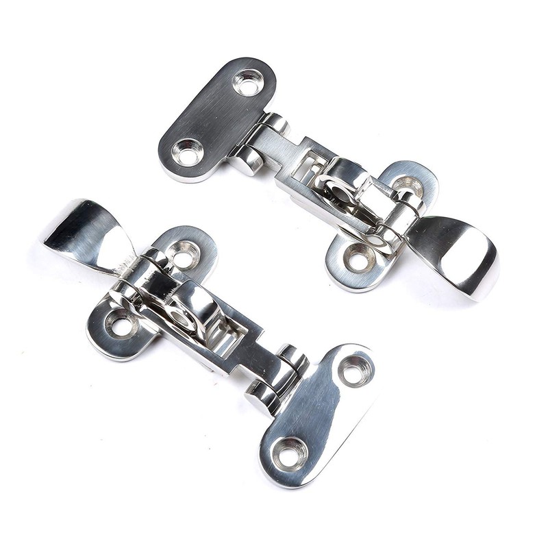 Marine 316 Stainless Steel Anti-Rattle Lockable Hatch,Hold Down Clamp Latch,Marine