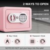 Marcree 0.23 Cubic Small Safe Box for Home, Mini Digital