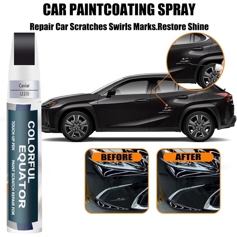 SNSIR Touch Up Paint Kit for Lexus Caviar 223 Car
