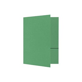 LUXPaper 9 x 12 Presentation Folders in 100 lb. Holiday Green with 2 Pockets, Holder for Standard 8 1/2 x 11 Paper, Professional Documents, Brochures, School Reports, 100 Pack (Green)