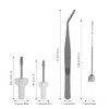 Sewing Machine Service Kit Sewing Machine Cleaning Brushes Angled Tweezers