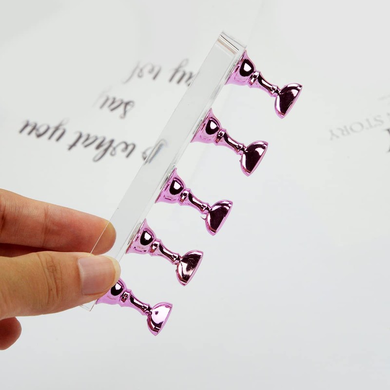 Set of 2 Nail Stands for Press on Nails Display,