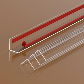 Awvob Wall Corner Protector Clear, Pack of 4, – 1.18''W x 39.4''L – Self Adhesive Wall Corner Guard for Furniture Corner, Door, Tables & Easy to Install Wall Corner Shield (3cm x 100cm)