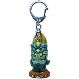 Tiki Menehune Surf Keychain 2"