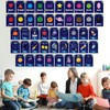 Harloon 56 Pcs Outer Space Alphabet Number Bulletin Board Galaxy