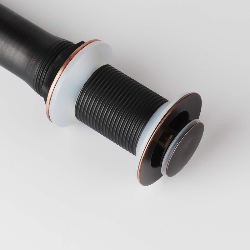 Oil Rubbed Bronze Pop Up Drain with Detachable Basket, Bathroom