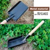 DUZFOREI Fireplace Ash Shovel Tool Scoop Dust Pan Coal Hand
