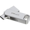 PNY - 128GB DUO LINK USB 3.2 Type-C Dual Flash Drive -