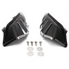 XFMT Black Mid Frame Air Deflector Trims for Harley Touring