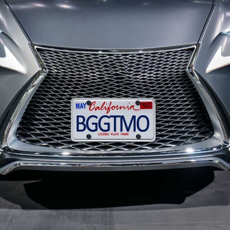 BGGTMO License Plate Bracket Holder- Front License Plate Mounting Kit,