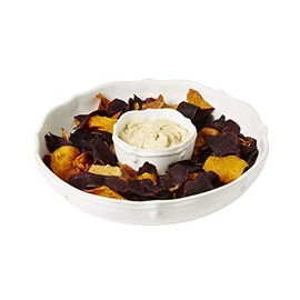 Juliska Berry and Thread Whitewash Chip 'N Dip