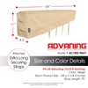 ADVANING All-Weather Protective Cover for 13' Wide Retractable Awnings, Heavy-Duty
