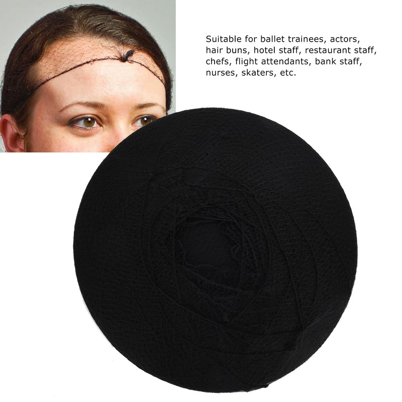 144pcs Hairnet Nylon Disposable Wig Cap Breathable Hair Mesh Net