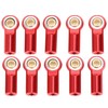 10Pcs RC Car Pull Connecting Rod Metal Ball Joint Accessory