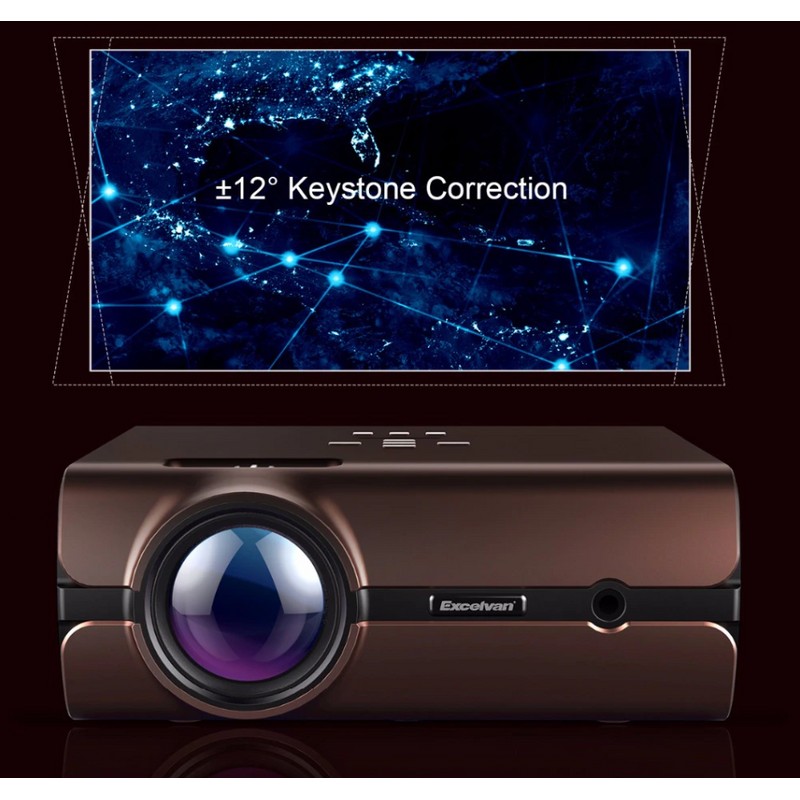 Excelvan BL46 1080P Projector Wifi 2000 lumen Wireless Home Theater