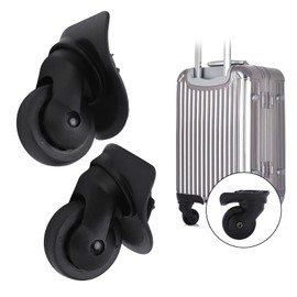 Alomejor 1 Pair Luggage Wheels Replacement A52 Mute Swivel Wheels for Travel Suitcase
