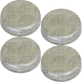 APUK 4x Engine Core Freeze Plug 1 1/4" Steel Cup Cap Replacement for Volvo T320 T400 T430 Tractor