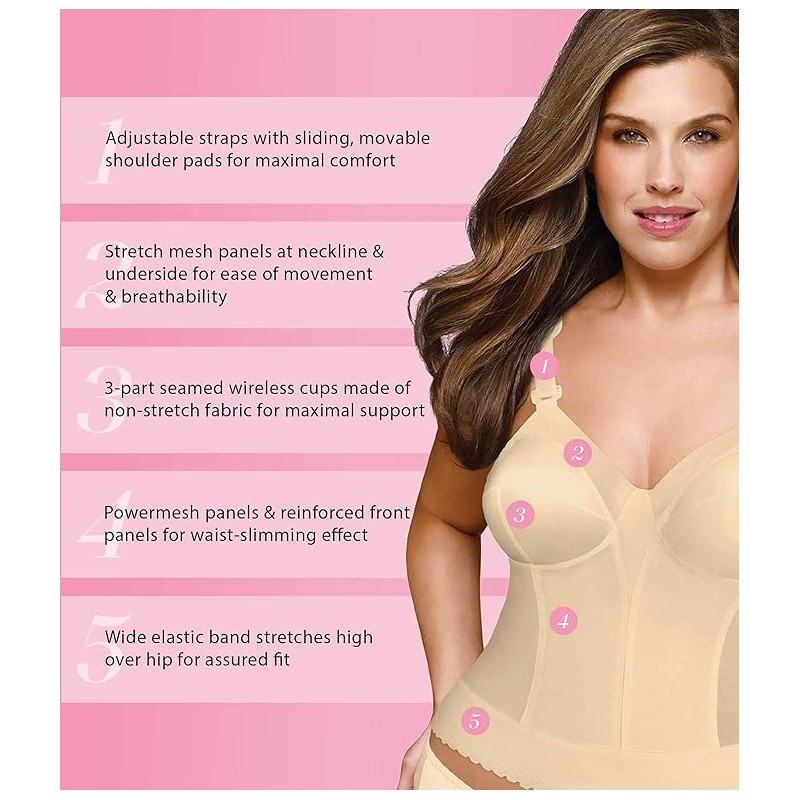 EXQUISITE FORM Women's Opaque Bra, beige