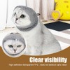 Cat Muzzle for Grooming, Breathable Mesh Cat Face Protection, Transparent