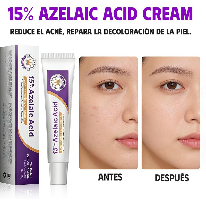 Ácido Azelaico 15% Suero Facial Hidratante – 20g Tuzkevla