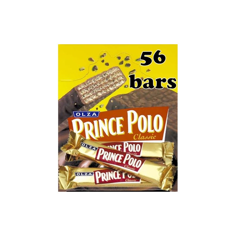 PRINCE POLO DARK CHOCOLATE COVERED WAFER CLASSIC 17.5g (PACK OF