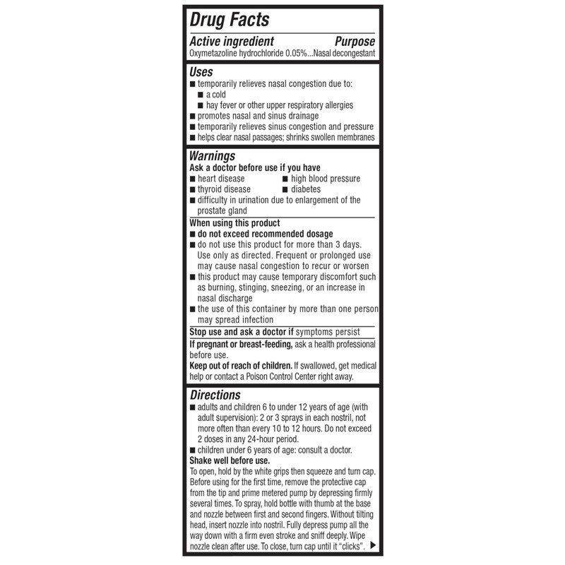 Mucinex Sinus-Max Nasal Spray Decongestant, 12 Hour Over-The-Counter Medication Nose
