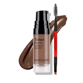 SACE LADY 3D Eyebrow Gel Long Lasting 24 Hours Waterproof Smudge-proof Brow Cream Makeup Kit (01 LIGHT BROWN, 0.2Fl Oz)