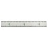 'Yuletide Greetings Reindeer' 30cm (12 Inch) White Plastic Ruler (RL00090684)