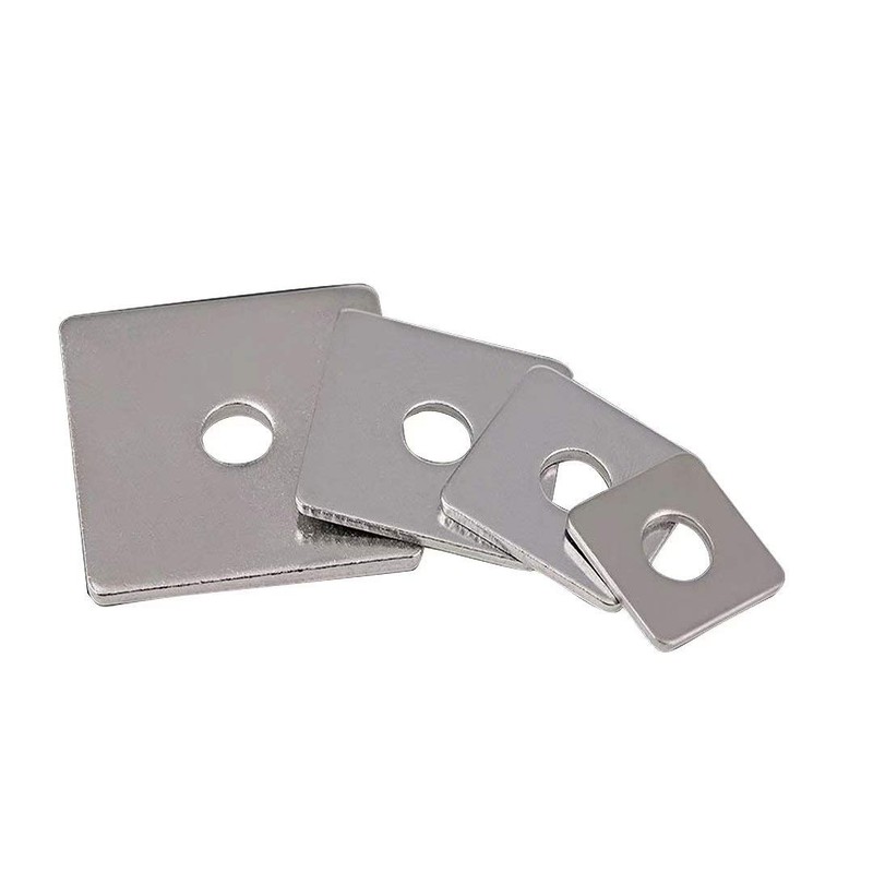 BOZONLI Square Plate Washer, Stainless Steel Heavy Duty Square Washers