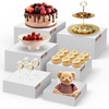 Himake 6PCS Buffet Risers, Food Risers for Buffet Table, Acrylic