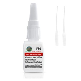 Bouaegr Super Glue for Flowers - Non-Toxic & Safe Floral Adhesive, Perfect for Fresh Flowers, DIY & Flower Arrangements. Oasis Floral Bonding Essential (20ML/Clear)
