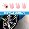 A ABSOPRO Tire Valve Stem Caps 12.8MM Car Wheel Valve
