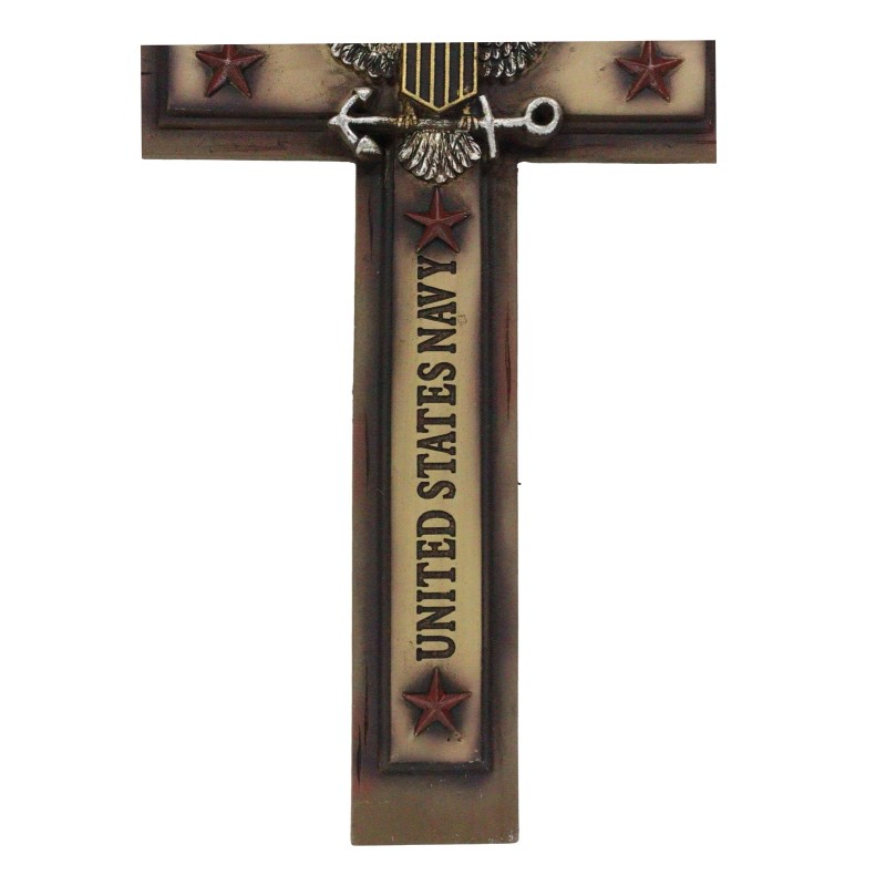 Western Rustic United States Navy with Eagle and Anchor Emblem