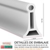 TYEGDAVD Barrera de Agua 2M, Presa de Agua para Ducha