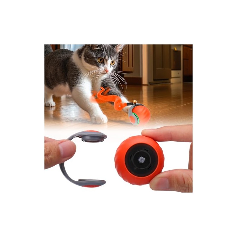 Mity rain Replacement Cover for Speedy Interactive Cat Toy Orange