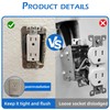 6 Pack Wall Plate Spacer+24 PCS Switch and Receptacle Spacers