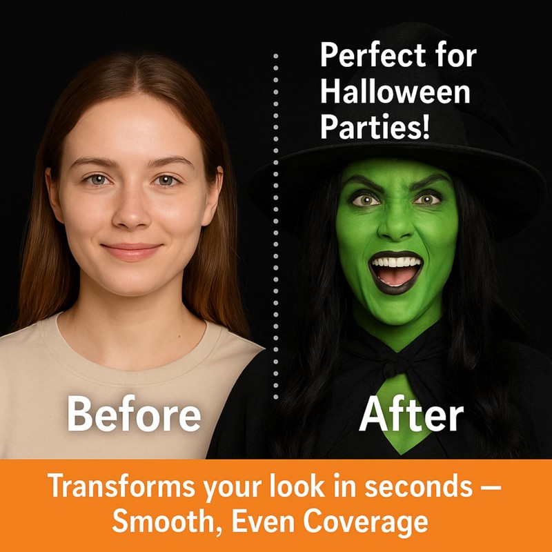 Green Face Paint Stick - Face & Body Paint for