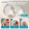 20 Pack Clear Wall Protector Door Stoppers – 2 Inch