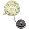 Kishima Carade Solar Garden Light, Green Leaf Approx. W12.2 inches