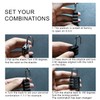 SISAV 3 Digit Combination Lock,Gym Padlock,Outdoor Padlock,Suitable for School Lockers,Tool