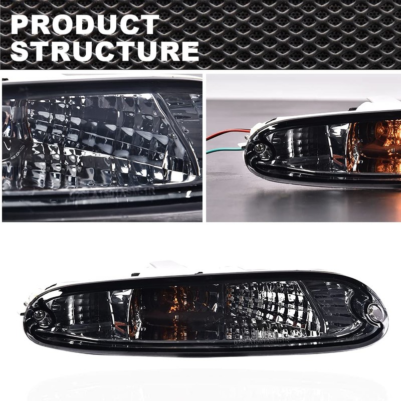 PIT66 Smoked Turn Signal Lights, Compatible with Mazda MX-5 Miata