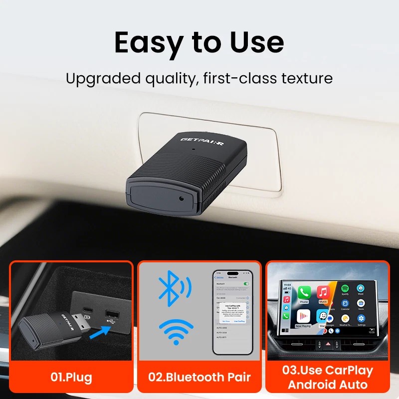 Pairr 2-in-1 Pairr Mini 5G Wireless Carplay&Androi