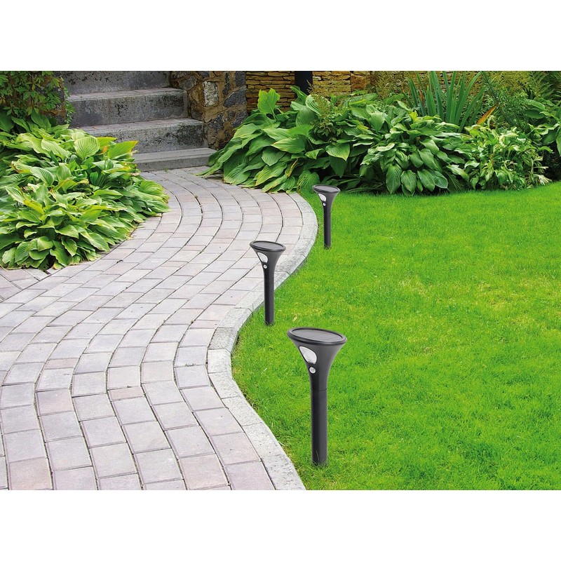 Lunartec Lanterns Motion Sensor: Set of 2 Design Solar Path