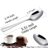 DJ-WARE Teaspoons Stainless Steel Small Tea Spoons Set of 12,