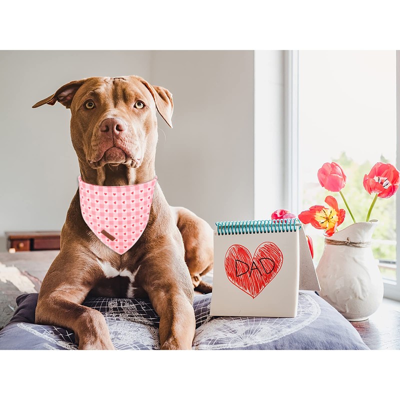 UP URARA PUP UP URARA PUP Valentines Day Dog Bandana,