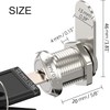 Letter Box Lock 20 mm Locker Lock with Key Furniture