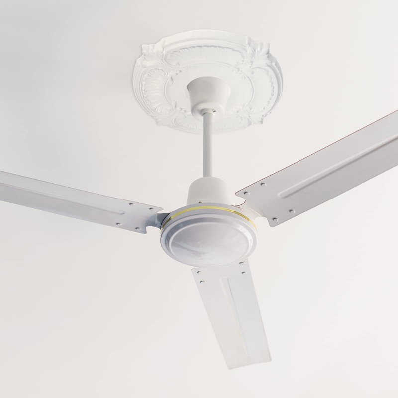 Cunno 2 Pieces PU Ceiling Medallion Decorative Ceiling Fan Medallion