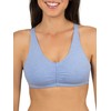 Fruit of the Loom Brasier deportivo ajustable con espalda cruzada