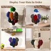 BeeOwner Rotating Hat Organizer for Baseball Caps, 3-Tier Merchandise Display